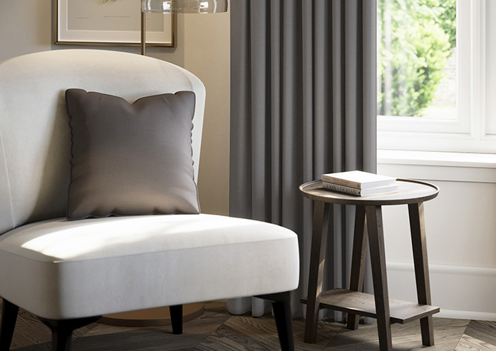 Norleigh, Charcoal - Made to Measure Curtains - Image 5